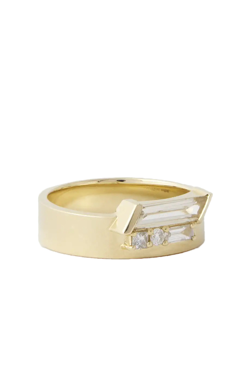 VL Elegance Gold Diamond Ring
